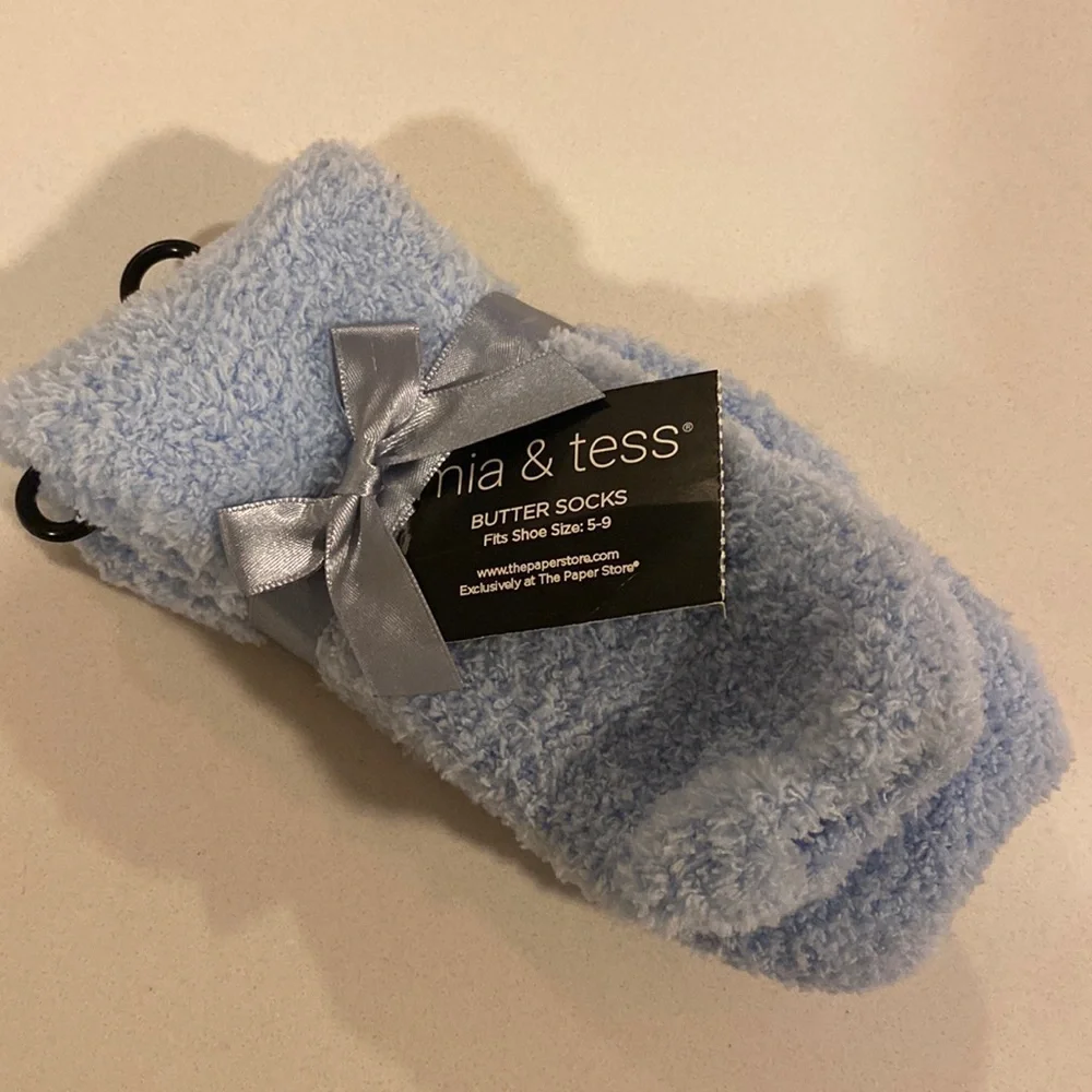 Mia & Tess - Butter Socks Light Blue